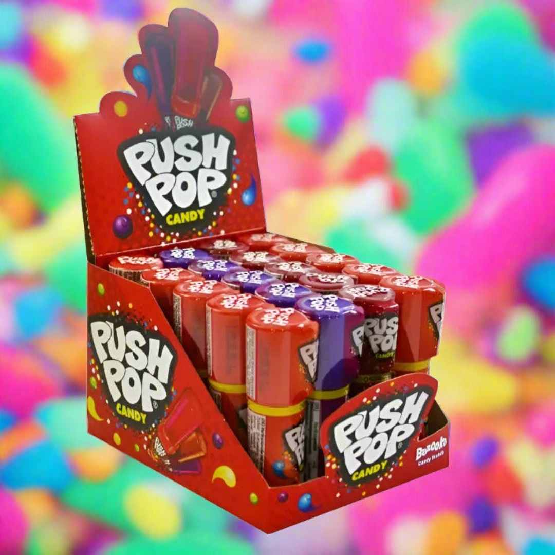 KIDS CANDY PUSH POP ASST 15G
